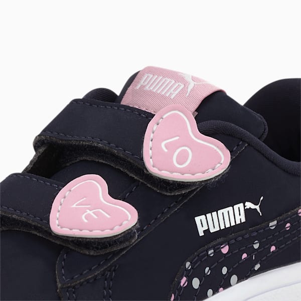 PUMA Smash v2 Candy Toddler Shoes, Peacoat-Peacoat, extralarge