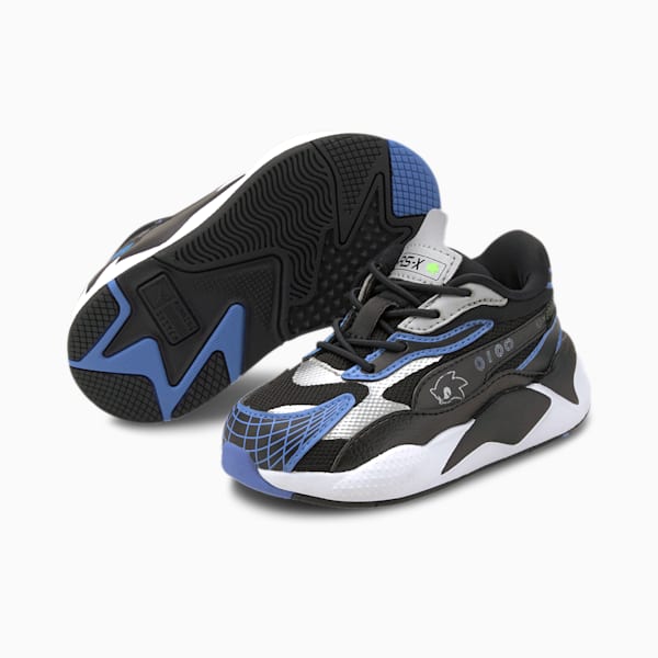 PUMA x SEGA RS-X³ Toddler Shoes, Palace Blue-Puma Black, extralarge