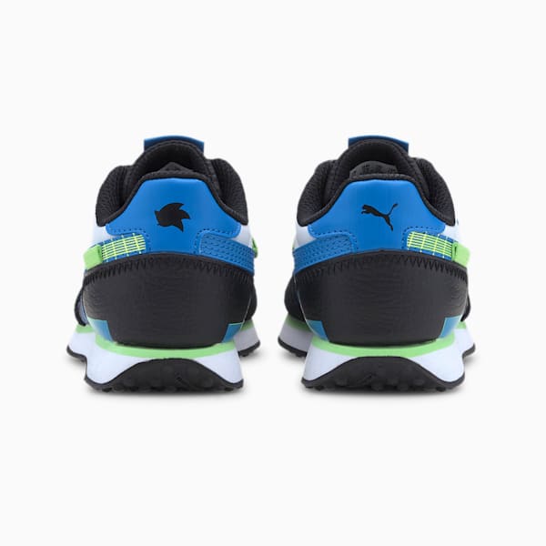 PUMA x SEGA Future Rider Little Kids' Shoes, Palace Blue-Puma Black, extralarge