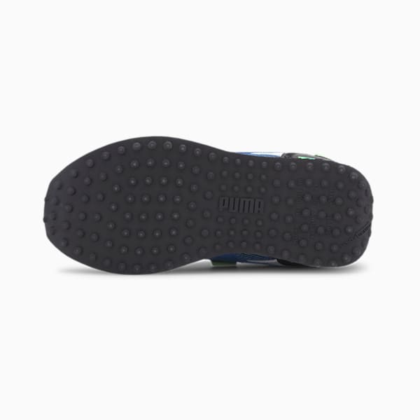 Tenis PUMA x SEGA Future Rider para Niños, Palace Blue-Puma Black, extralarge
