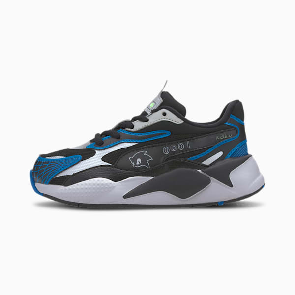 PUMA x SEGA RS-X³ Little Kids' Shoes, Palace Blue-Puma Black, extralarge