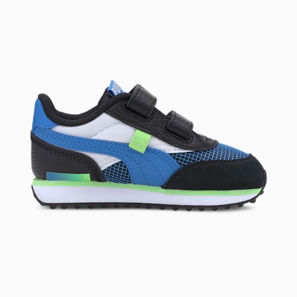 PUMA x SEGA Future Rider Toddler Shoes, Palace Blue-Puma Black, extralarge