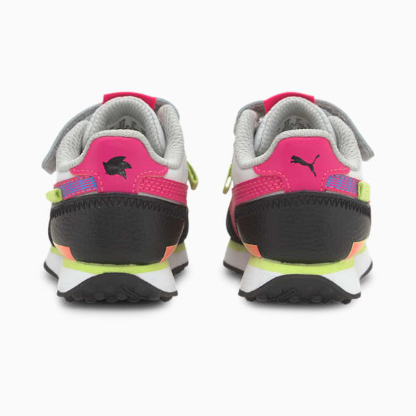 PUMA x SEGA Future Rider Toddler Shoes, Glowing Pink-Puma Black, extralarge