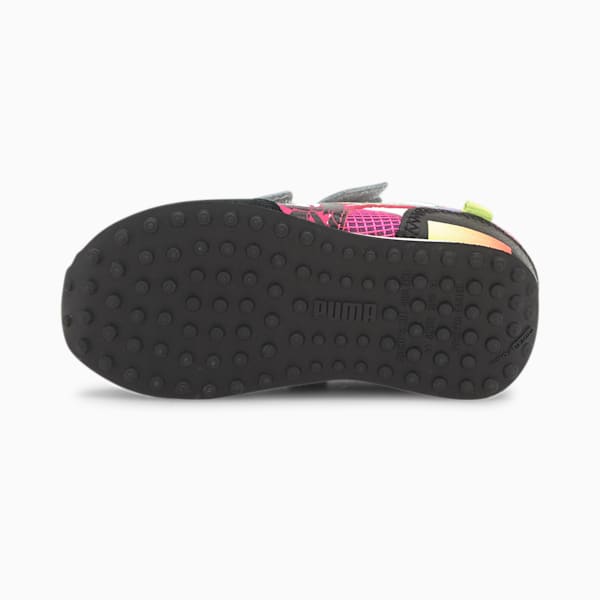 PUMA x SEGA Future Rider Toddler Shoes, Glowing Pink-Puma Black, extralarge