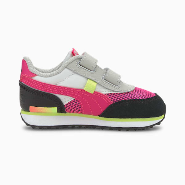 PUMA x SEGA Future Rider Toddler Shoes, Glowing Pink-Puma Black, extralarge