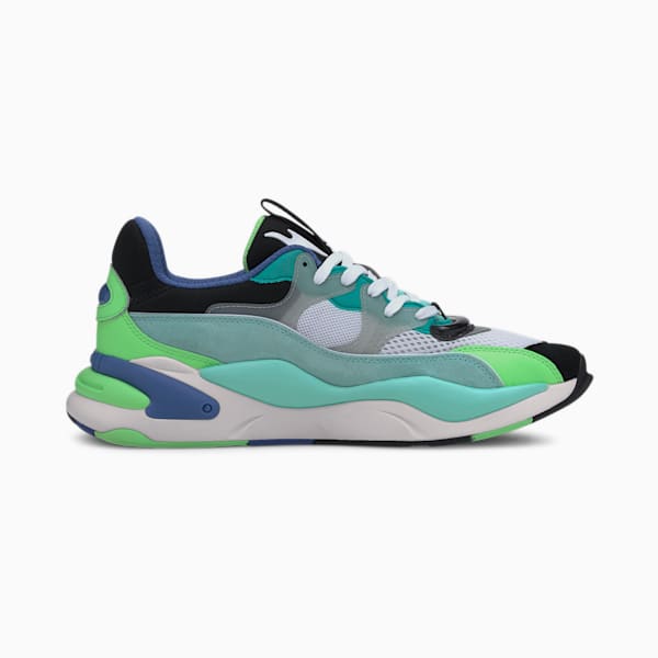 RS-2K Internet Exploring Unisex Sneakers, Puma Black-ARUBA BLUE, extralarge-IND