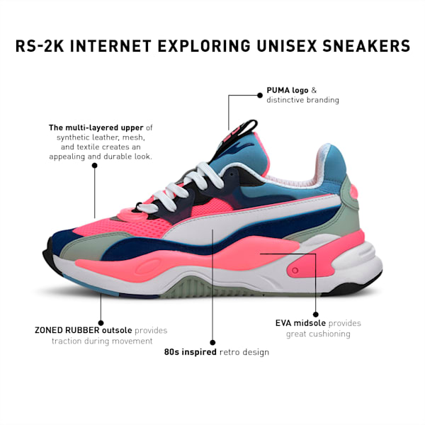 RS-2K Internet Exploring Unisex Sneakers, Limoges-Luminous Peach, extralarge-IND