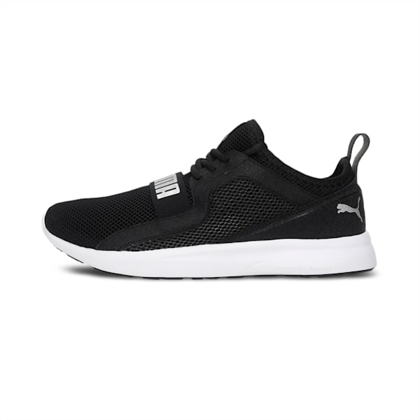 Troy MU Unisex Running Shoes, Puma Black-Silver