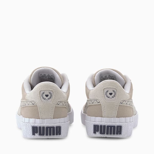 SG x PUMA Cali Suede Little Kids' Shoes, Silver Gray-Puma White, extralarge