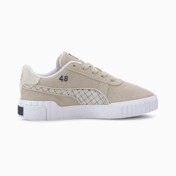 SG x PUMA Cali Suede Little Kids' Shoes, Silver Gray-Puma White, extralarge