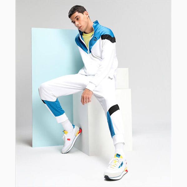 Future Rider Neon Play Sneakers, Puma White-Maize, extralarge-IND
