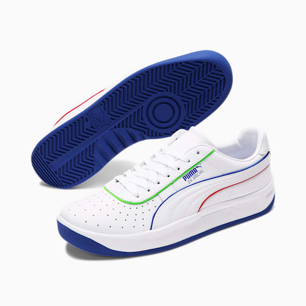 GV Special Tailored for Sport Sneakers, Puma White-Dazzling Blue-High Risk Red, extralarge
