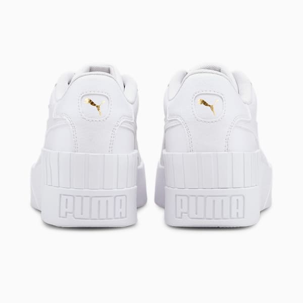 Zapatos deportivos Cali Wedge para mujer, Puma White-Puma White, extragrande