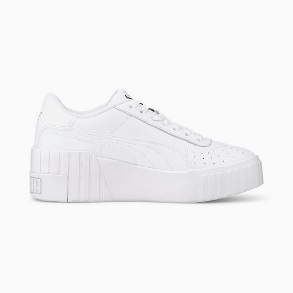 Chaussures compensées Cali Femme, Puma White-Puma White, extralarge