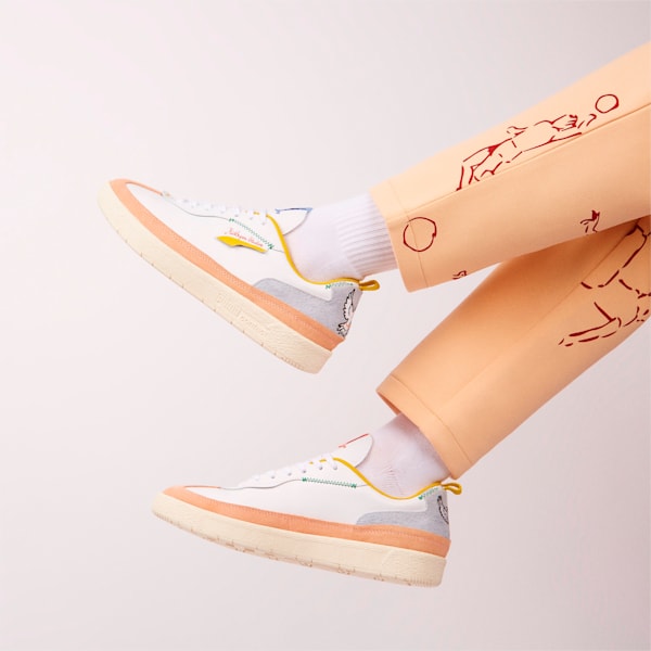 PUMA x KIDSUPER STUDIOS Oslo-City Sneakers, Puma White-Peach Beige, extralarge