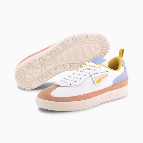 PUMA x KIDSUPER STUDIOS Oslo-City Sneakers, Puma White-Peach Beige, extralarge