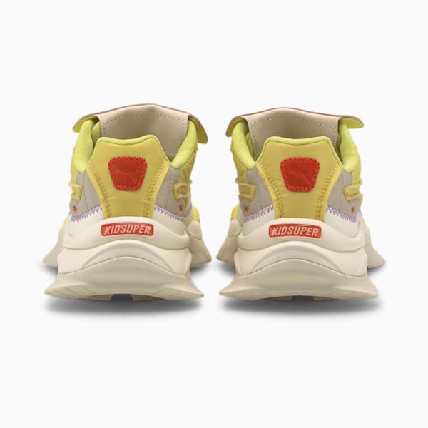 PUMA x KIDSUPER STUDIOS Nitefox Sneakers, Limelight-Yellow Cream, extralarge