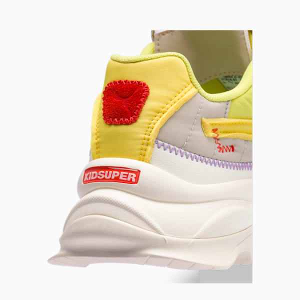 PUMA x KIDSUPER STUDIOS Nitefox Sneakers, Limelight-Yellow Cream, extralarge