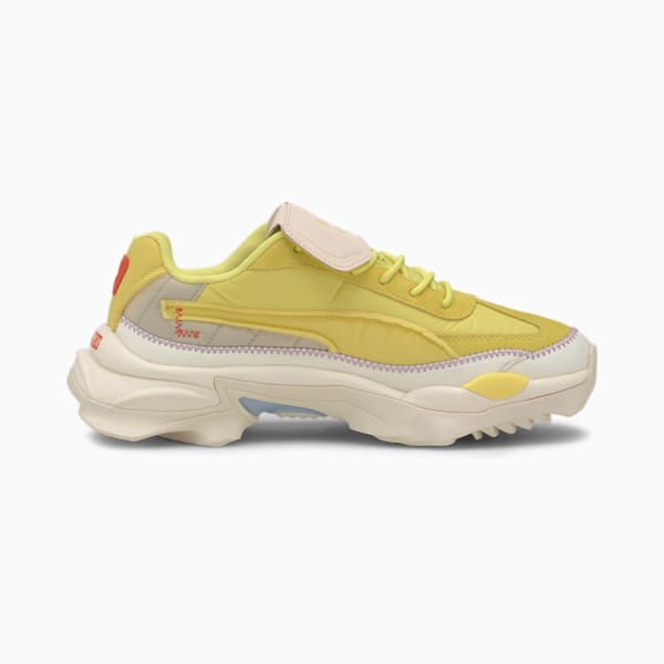 PUMA x KIDSUPER STUDIOS Nitefox Sneakers, Limelight-Yellow Cream, extralarge