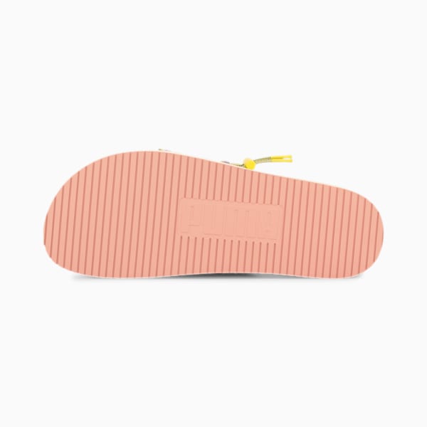 PUMA x KIDSUPER STUDIOS PUMA Wilo Slides, Mellow Yellow-Peach Beige, extralarge