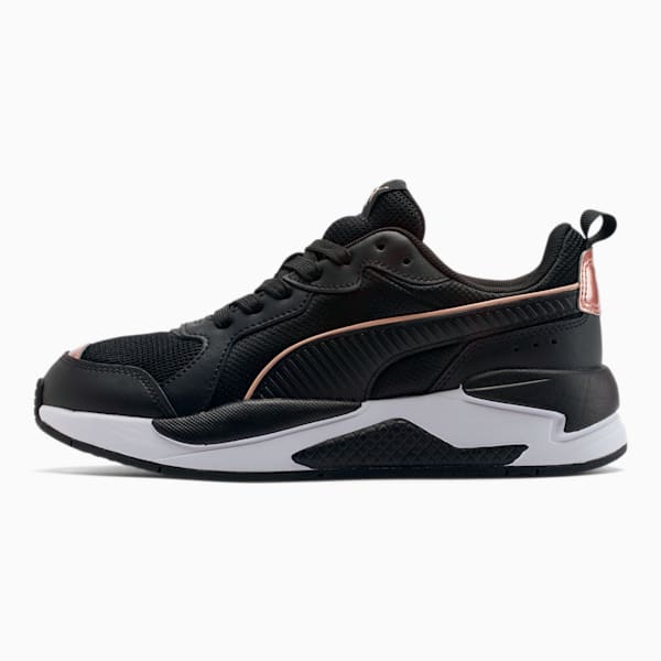 X-RAY Metallic Shine Women's Sneakers, Puma Black-Black-Rose Gold, extralarge