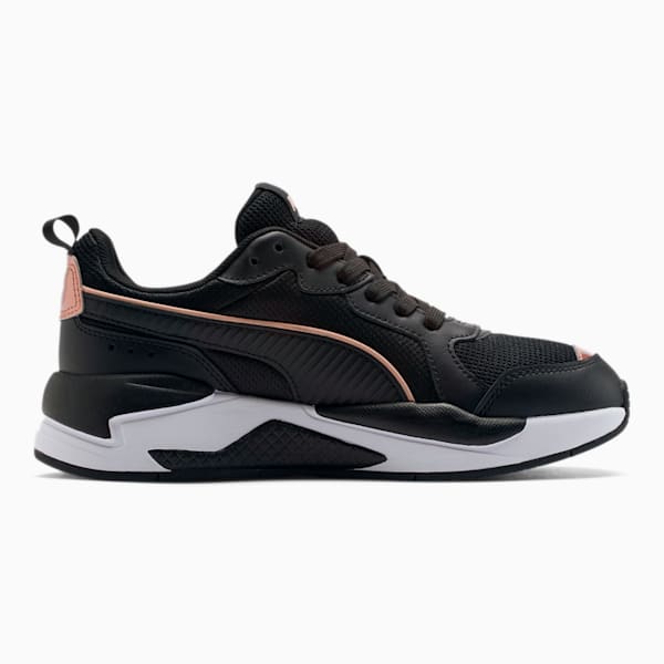 X-RAY Metallic Shine Women's Sneakers, Puma Black-Black-Rose Gold, extralarge