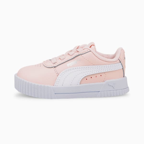 Carina Leather Toddler Shoes, Chalk Pink-Puma White, extralarge