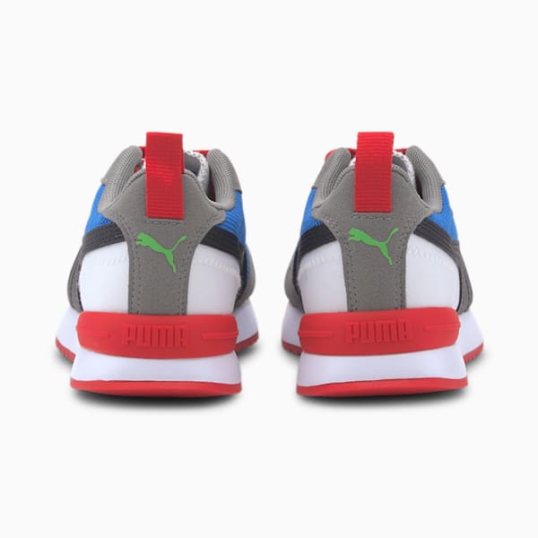 Baskets PUMA R78 Enfant et Adolescent, Puma White-Puma Black-Ultra Gray, extralarge