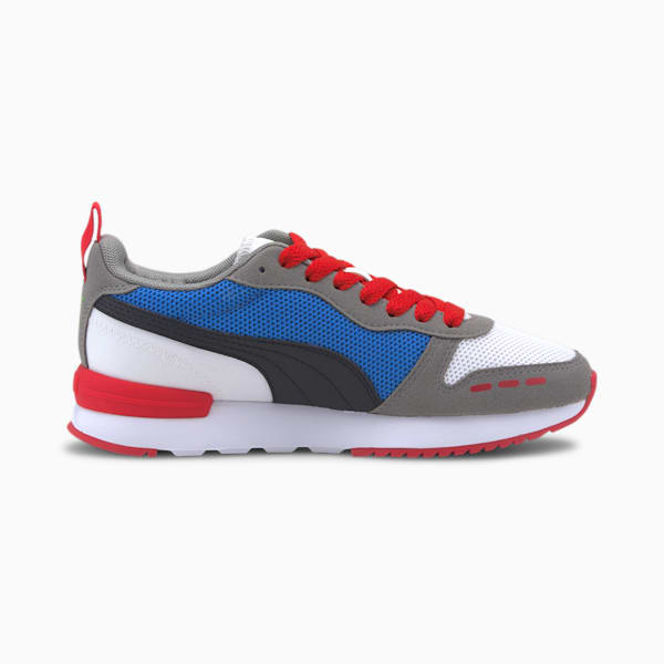 Baskets PUMA R78 Enfant et Adolescent, Puma White-Puma Black-Ultra Gray, extralarge