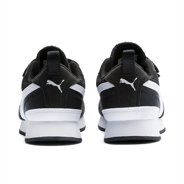 PUMA R78 Kids' Sneakers, Puma Black-Puma White, extralarge-IND