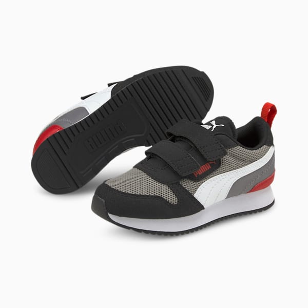 Baskets PUMA R78 Enfant, Steel Gray-Puma White-Puma Black, extralarge