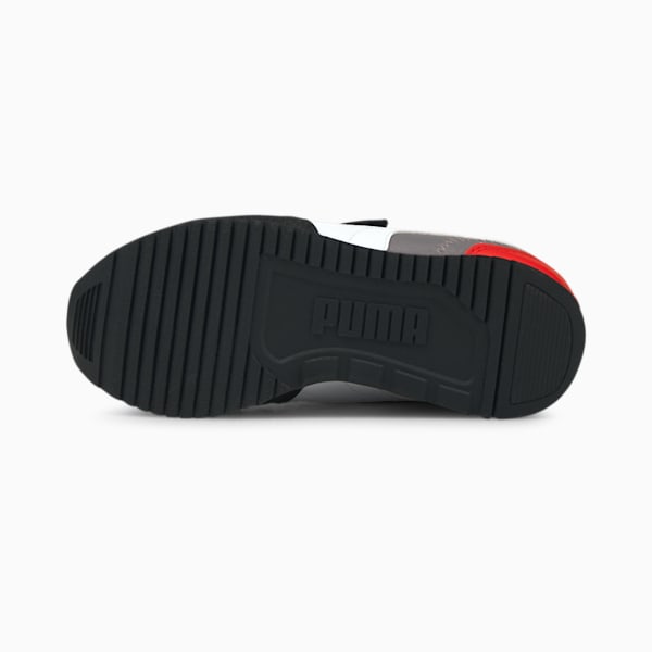 PUMA R78 Little Kids' Shoes, Steel Gray-Puma White-Puma Black, extralarge