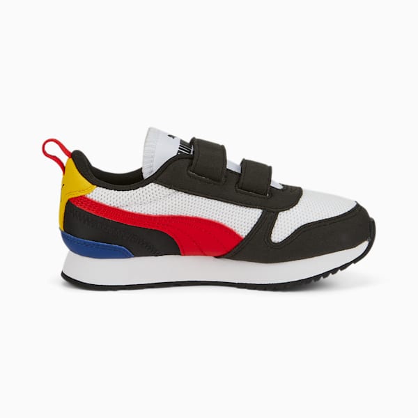 Tenis Niños R78, Puma White-High Risk Red-Puma Black, extralarge