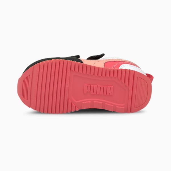 PUMA R78 Toddler Shoes, Puma White-Apricot Blush-Puma Black, extralarge