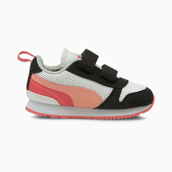 PUMA R78 Toddler Shoes, Puma White-Apricot Blush-Puma Black, extralarge