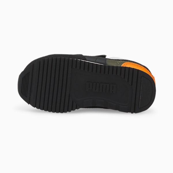 PUMA R78 Velcro Babies' Sneakers, Puma White-Puma Black-Vibrant Orange