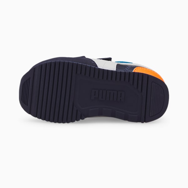 PUMA R78 Toddler Shoes, Mykonos Blue-Puma White-Peacoat, extralarge