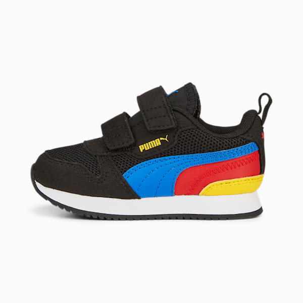 PUMA R78 Toddler Shoes, PUMA Black-Victoria Blue-Pelé Yellow, extralarge