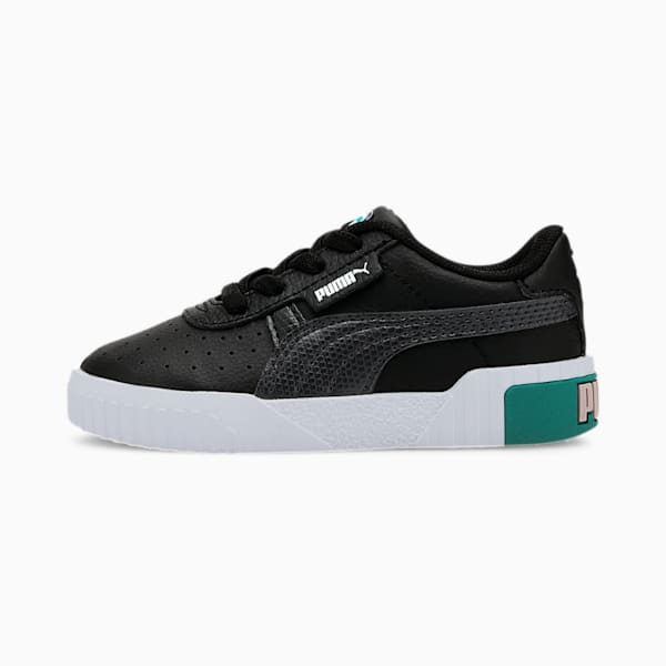 Cali Toddler Shoes, Puma Black-Viridian Green, extralarge