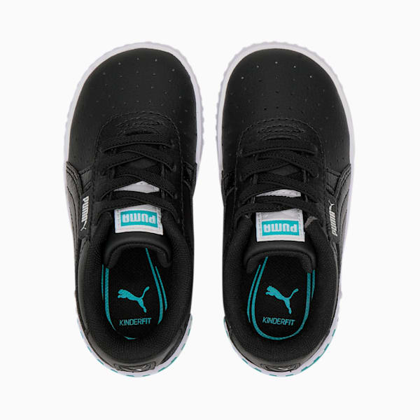 Cali Toddler Shoes, Puma Black-Viridian Green, extralarge