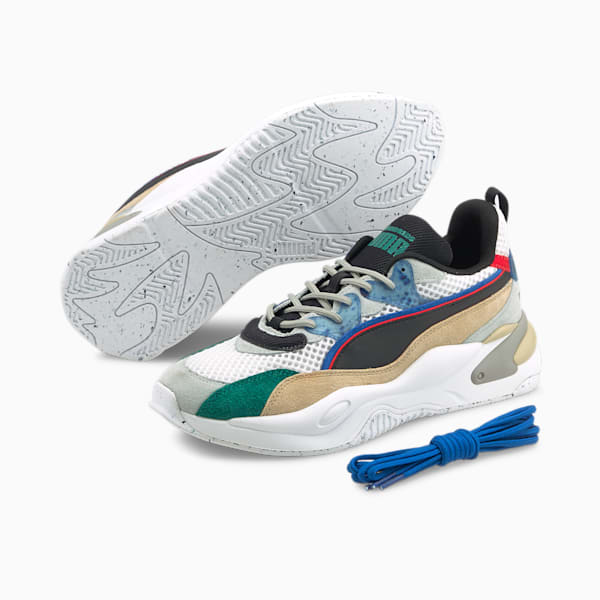 PUMA x THE HUNDREDS RS-2K Sneakers, White Asparagus-Puma Black, extralarge