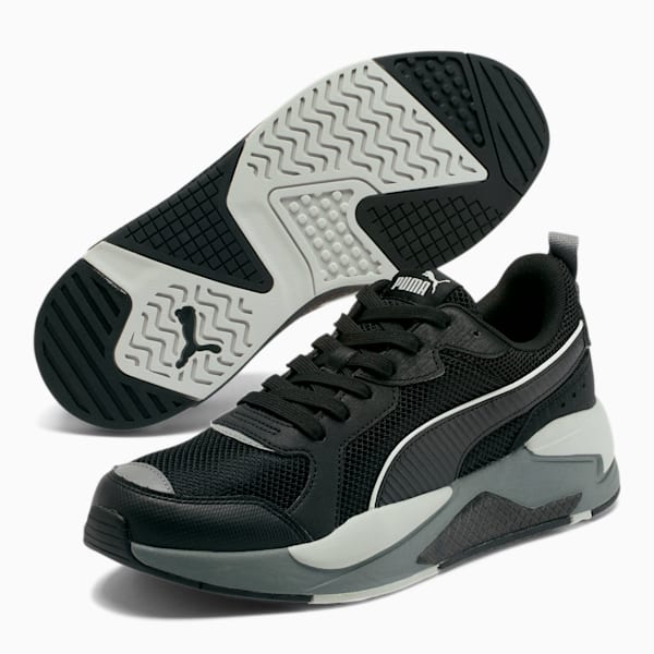 X-RAY Mesh Men's Sneakers, Puma Black-Puma Black-Metallic Silver-High Rise, extralarge