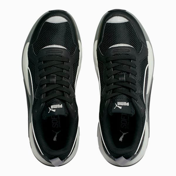 X-RAY Mesh Men's Sneakers, Black-Black-Metallic Silver, extralarge