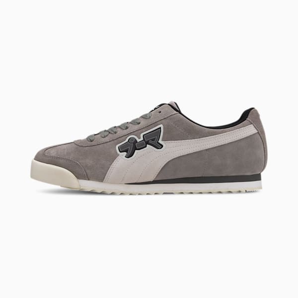 Roma Classic Japanorama Sneakers, Steel Gray-Whisper White, extralarge