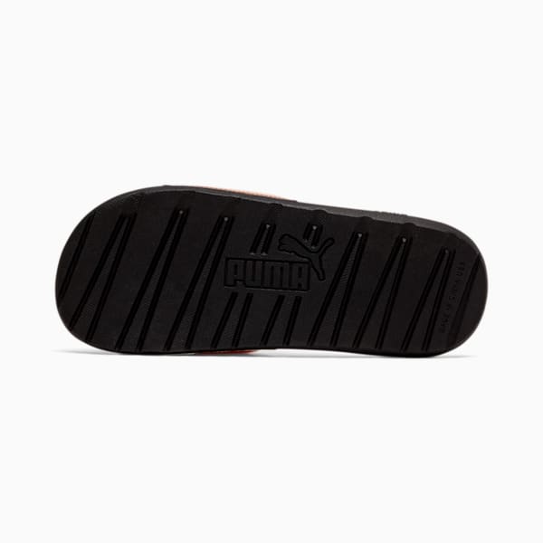 Cool Cat Sport Foil Women's Slides, Puma Black-Rose Gold, extralarge