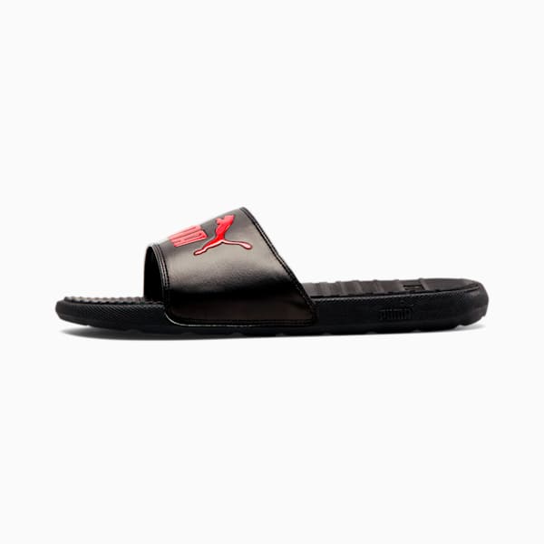 Puma black and red slippers hotsell