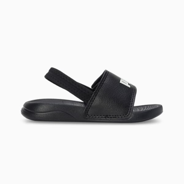 Popcat 20 Backstrap Babies' Sandals, Puma Black-Puma White, extralarge-IND