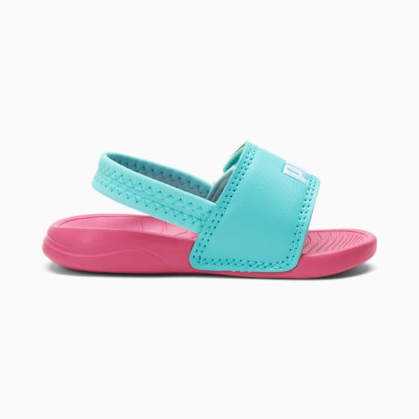 Sandalias con correa trasera Popcat 20 para bebé, Sachet Pink-Island Paradise, extralarge