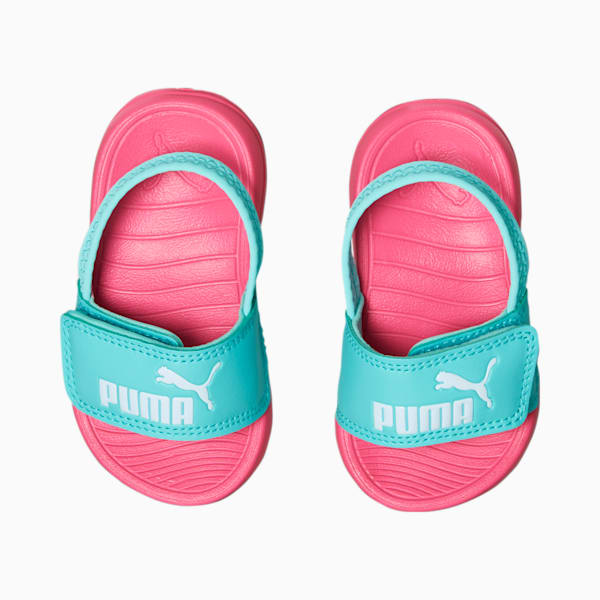 Sandalias con correa trasera Popcat 20 para bebé, Sachet Pink-Island Paradise, extralarge