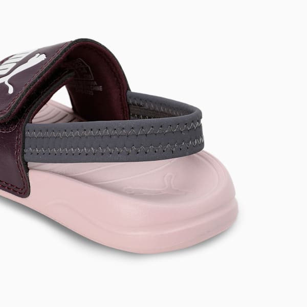 Popcat 20 Backstrap Babies' Sandals, Midnight Plum-PUMA White-Mauve Mist, extralarge-IND